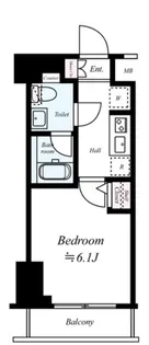 プレール・ドゥーク豊洲【2階】の間取り