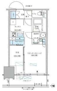 東京都江東区大島4【マンション】の間取り