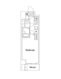 トーシンフェニックス五反田【7階】の間取り