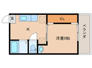 宮崎県都城市鷹尾2【アパート】の間取り