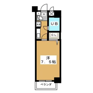 キングスコート今池【4階】の間取り