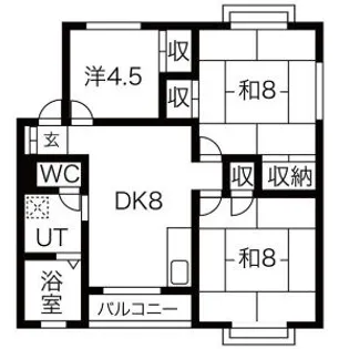西脇サンハイツ【2階】の間取り