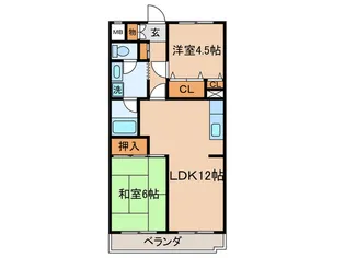 ホワイトキャッスル【3階】の間取り