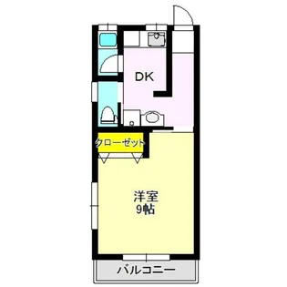 ヴィラ花みずきI【2階】の間取り