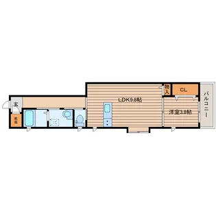 シャーメゾン三条町【1階】の間取り