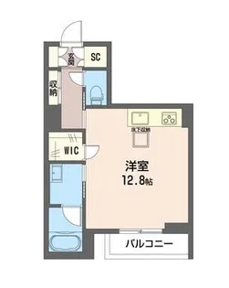 クレストタウン新都心【1階】の間取り