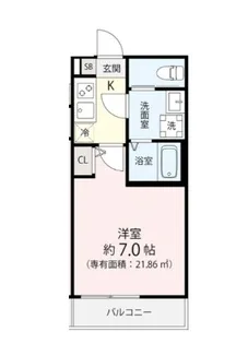 FUMIRY緑が丘【2階】の間取り