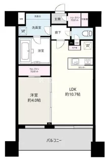 シティインデックス秋葉原【6階】の間取り