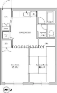 マグノリアイースト【1階】の間取り