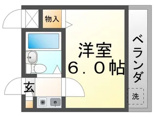 ウイング【4階】の間取り