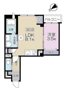 グレースマルニIII【3階】の間取り