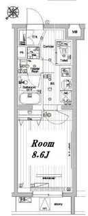 メイクスデザイン参宮橋【4階】の間取り
