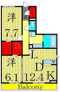 RSAIII【2階】の間取り