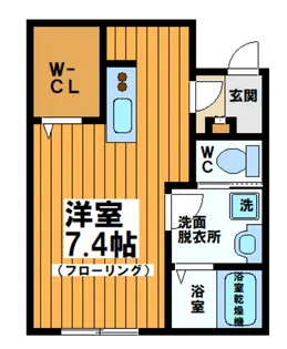 シプレ永福【1階】の間取り