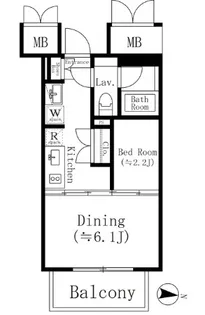 KOENJI Crossover【3階】の間取り