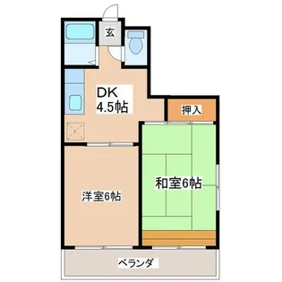 東京都足立区扇2【マンション】の間取り