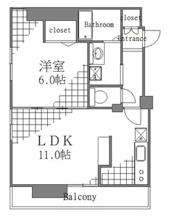プライムステージオオシマ【6階】の間取り