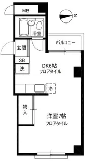 第二音居ビル【3階】の間取り