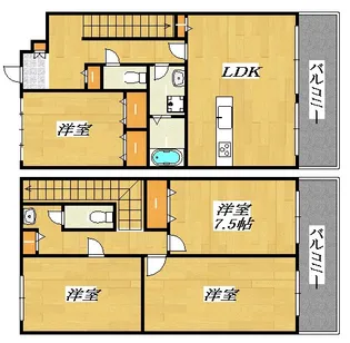 大阪府大阪市平野区加美鞍作1【マンション】の間取り