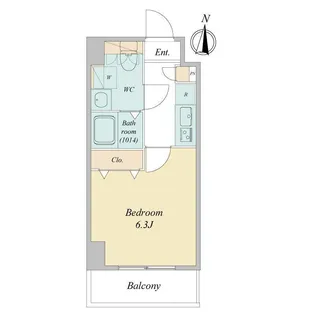 ドゥーエ蕨【8階】の間取り