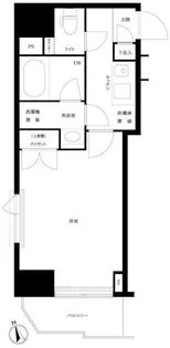 ルーブル新宿原町【6階】の間取り