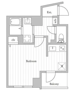 キャビンドゥルミエール【4階】の間取り