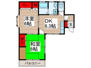 ラ・マキシマ【2階】の間取り