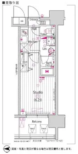 グランド・ガーラ川崎西口【7階】の間取り