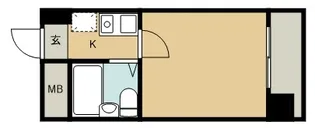 ベルシティ苦竹【2階】の間取り
