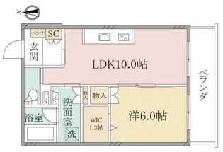 (シニア限定)ヘーベルヴィレッジ横濱蒔田~フィールドヴィレッジ横濱蒔田【2階】の間取り