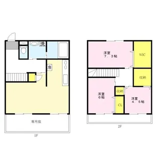 kadett【1階】の間取り