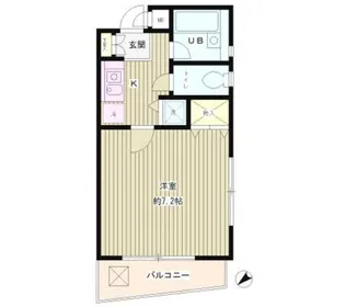 エムズ・フラッツ千駄ヶ谷【2階】の間取り