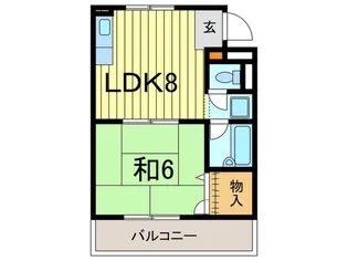 阪本マンション【3階】の間取り