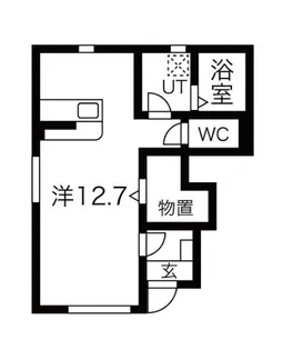 ラメール【1階】の間取り