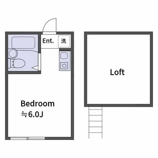 サラーム烏山【2階】の間取り