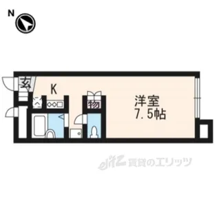 レオパレスイシナダ【1階】の間取り