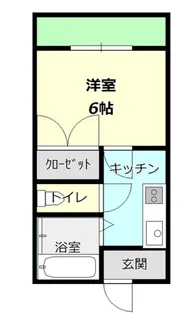 エバーグリーンA【1階】の間取り