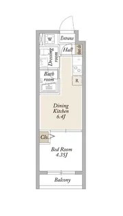 KDXレジデンス池袋要町【2階】の間取り