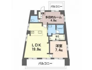 シティーコート上幟町【10階】の間取り