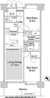 コンフォリア板橋仲宿【11階】の間取り