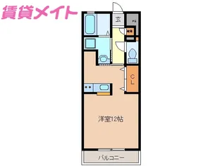 GARNISH II【3階】の間取り