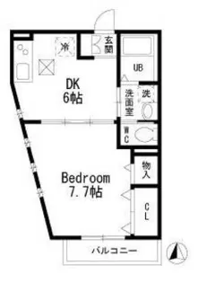 プレミールKII【1階】の間取り