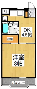 第一OSマンション【2階】の間取り