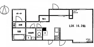 ホームタウンみどり C【1階】の間取り
