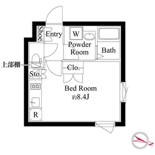 グランパセオ目黒洗足【2階】の間取り