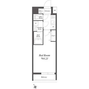 AIFLAT駒込一丁目【6階】の間取り