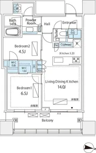 パークコート渋谷ザタワー【26階】の間取り