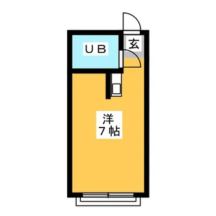 マロンハイツB棟【2階】の間取り
