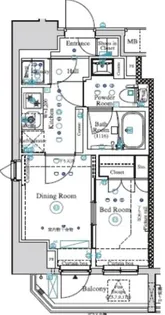 ARKMARK国分寺【7階】の間取り