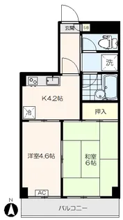 シティ練馬【2階】の間取り